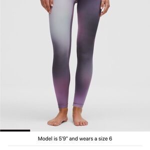 lululemon athletica Purple Ombre Leggings